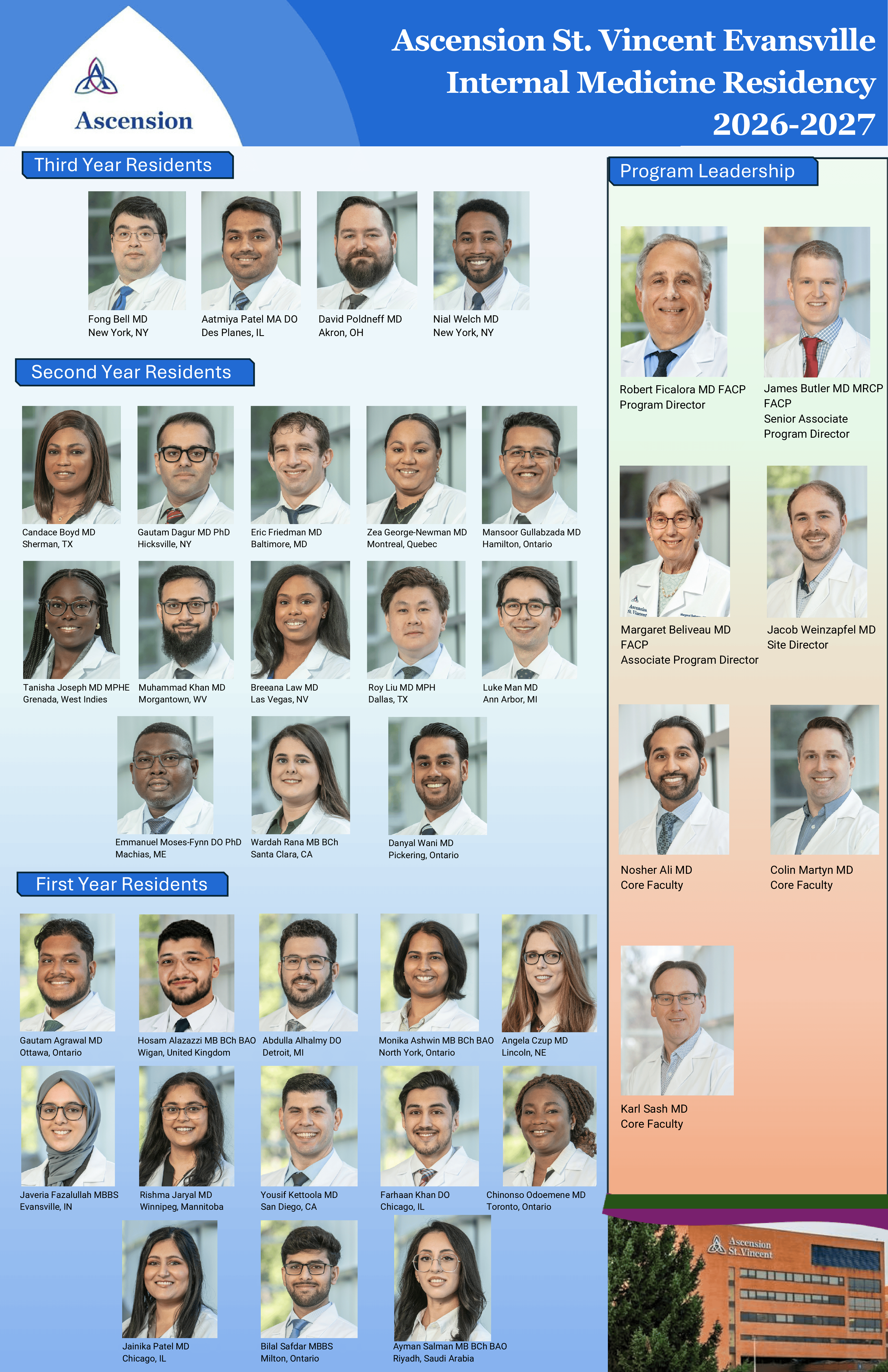 Residency Class Photo 2026-2027