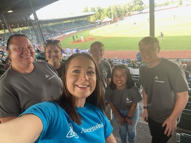 Fun at the Otters game!