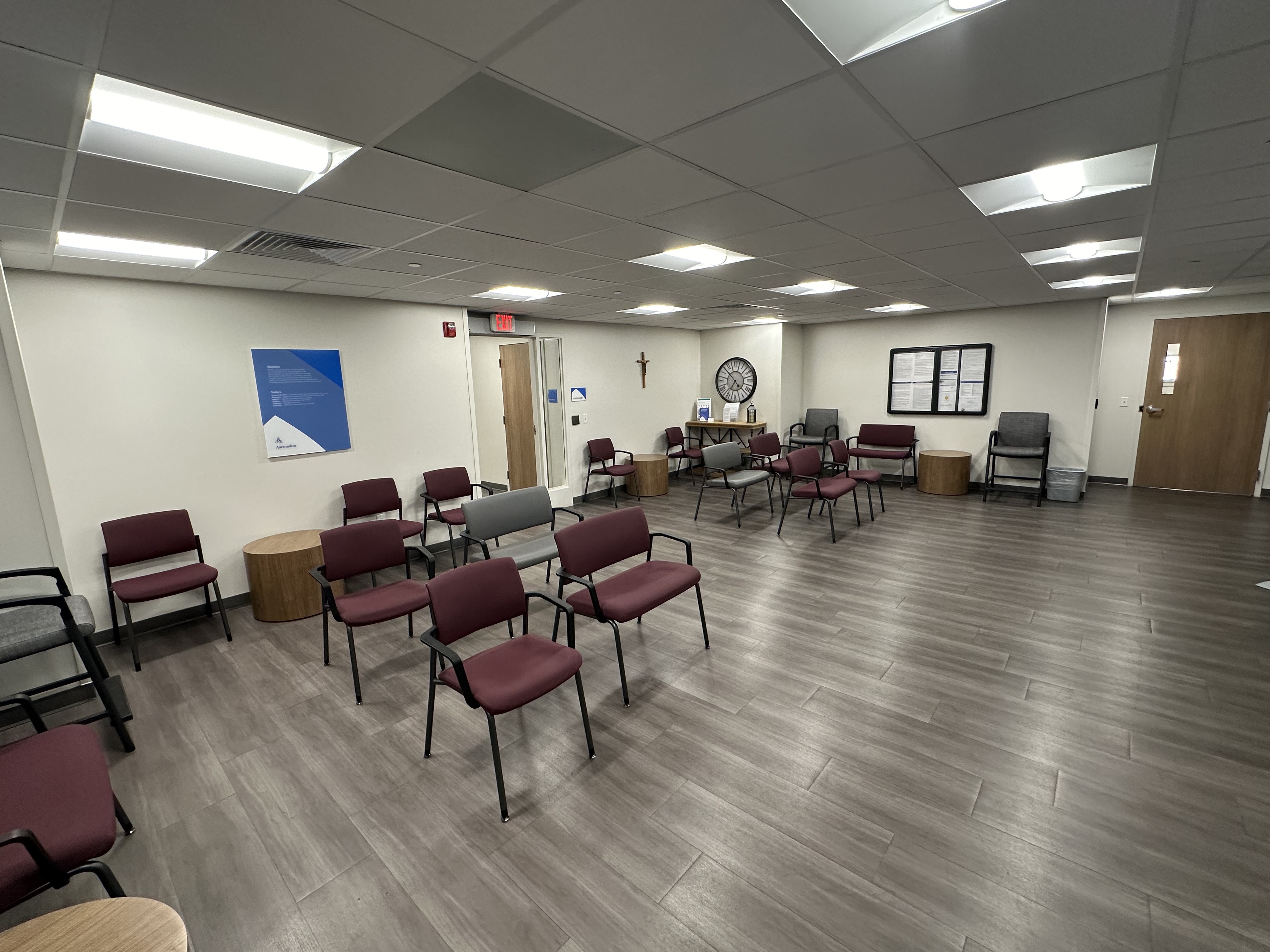 Aerial view of hospital campus 1