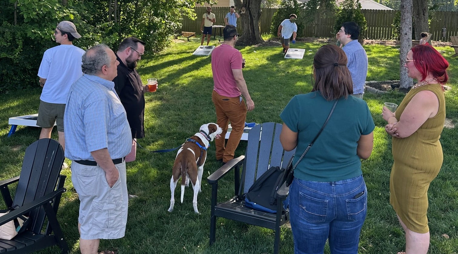 Outdoor fun at Myriad Brewing Co. prior to July 2025 start