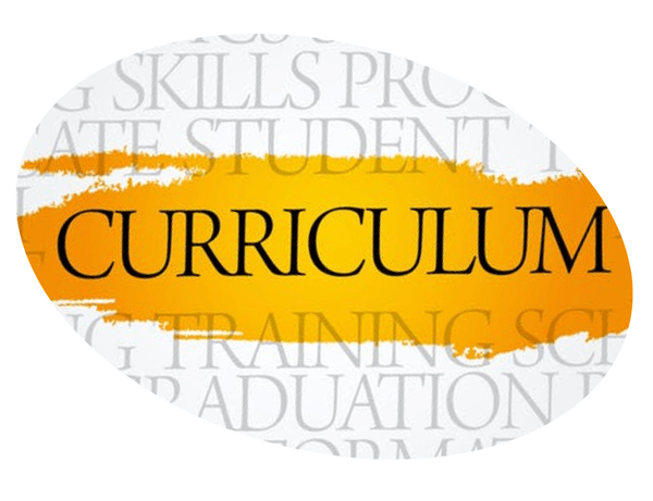 Oval containing academic words